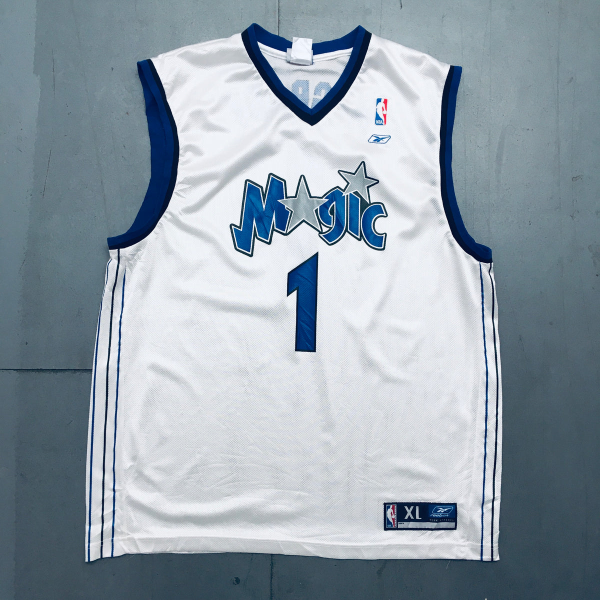 Orlando Magic: Tracy McGrady 2003/04 White Reebok Jersey (XL