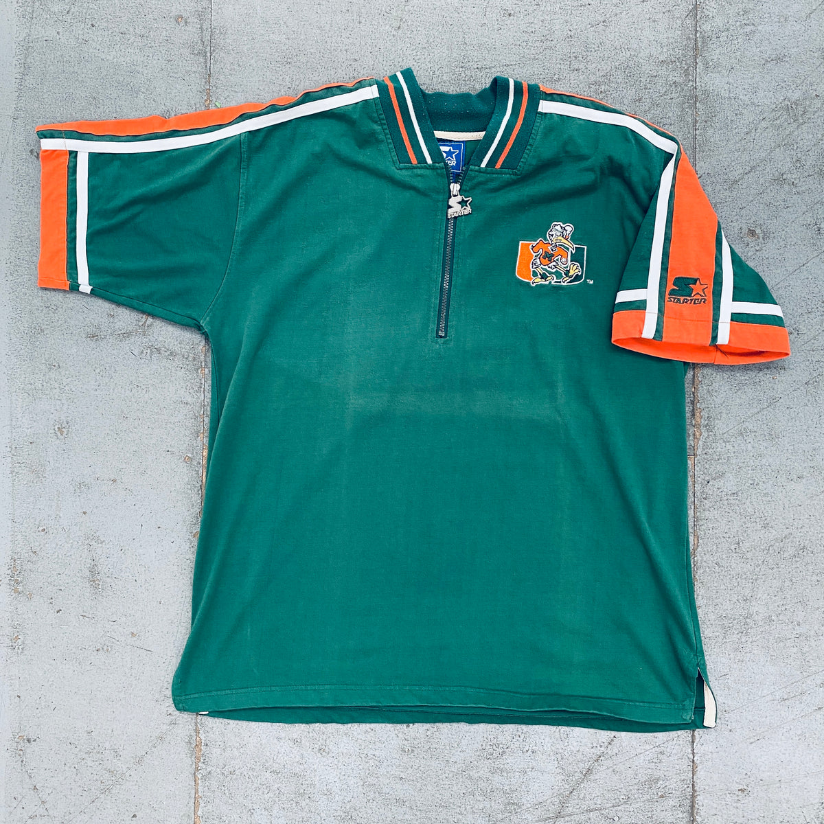 Vintage Starter Miami Dolphins Polo Shirt XL