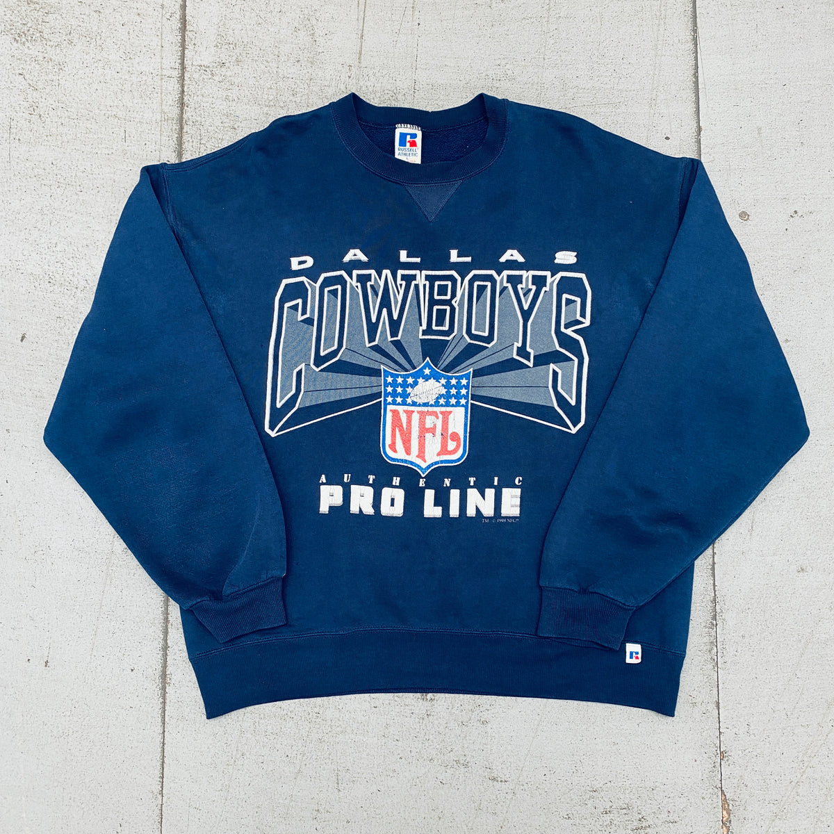 Vintage NFL Dallas Cowboys Authentic Pro Line Crewneck Sweatshirt