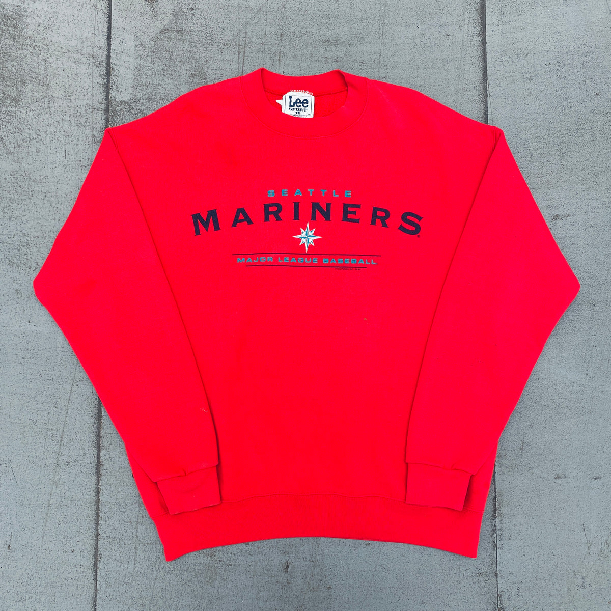 Seattle Mariners: 1990's Graphic Spellout Sweat (L) – National
