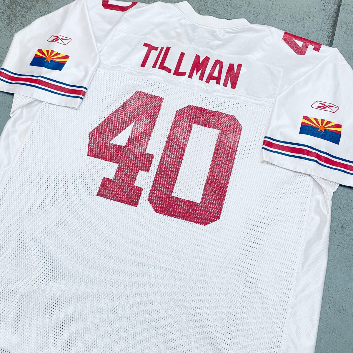 Arizona Cardinals: Pat Tillman 2001/02 State Logo Jersey (XXL