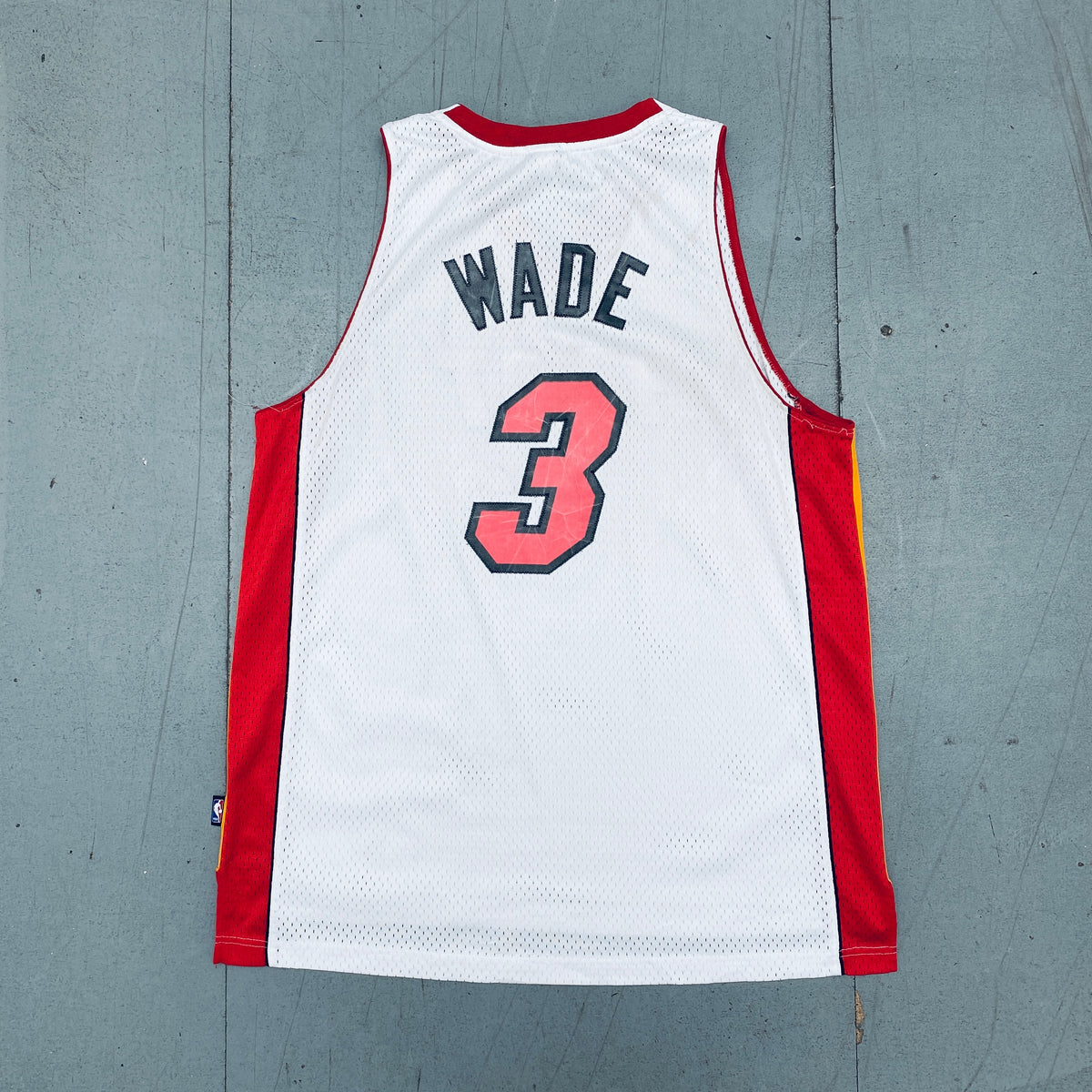 adidas, Shirts & Tops, Miami Heat D Wade Dwyane Wade Nickname Jersey  Youth Large 6