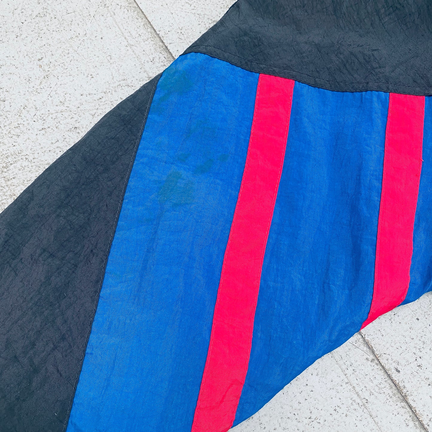 New York Rangers: 1990's Blackout 1/4 Zip Center Ice Starter Breakaway Jacket (S/M)