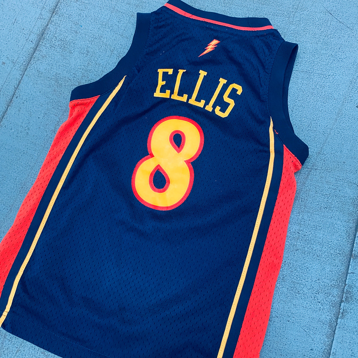 Golden State Warriors Basketball Jersey Adidas 3XL +2 Ellis Sewn Logo  Stains