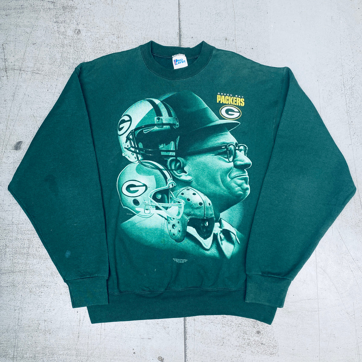 Green Bay Packers: 1990's Embroidered Spellout Sweat (L/XL) – National  Vintage League Ltd.