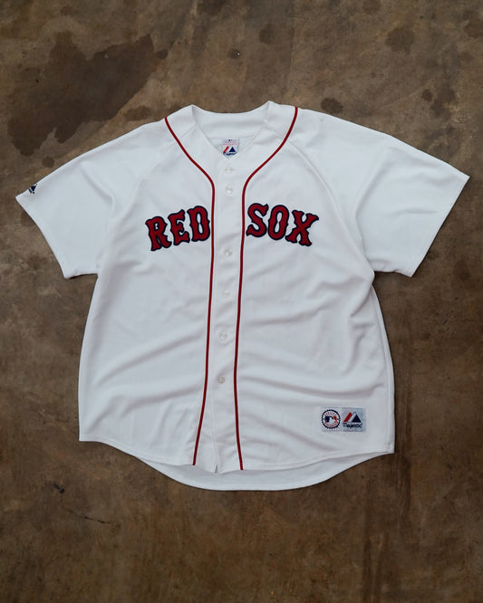 Boston Red Sox: Dustin Pedroia 2007 Rookie White Majestic Stitched Jersey (XL)