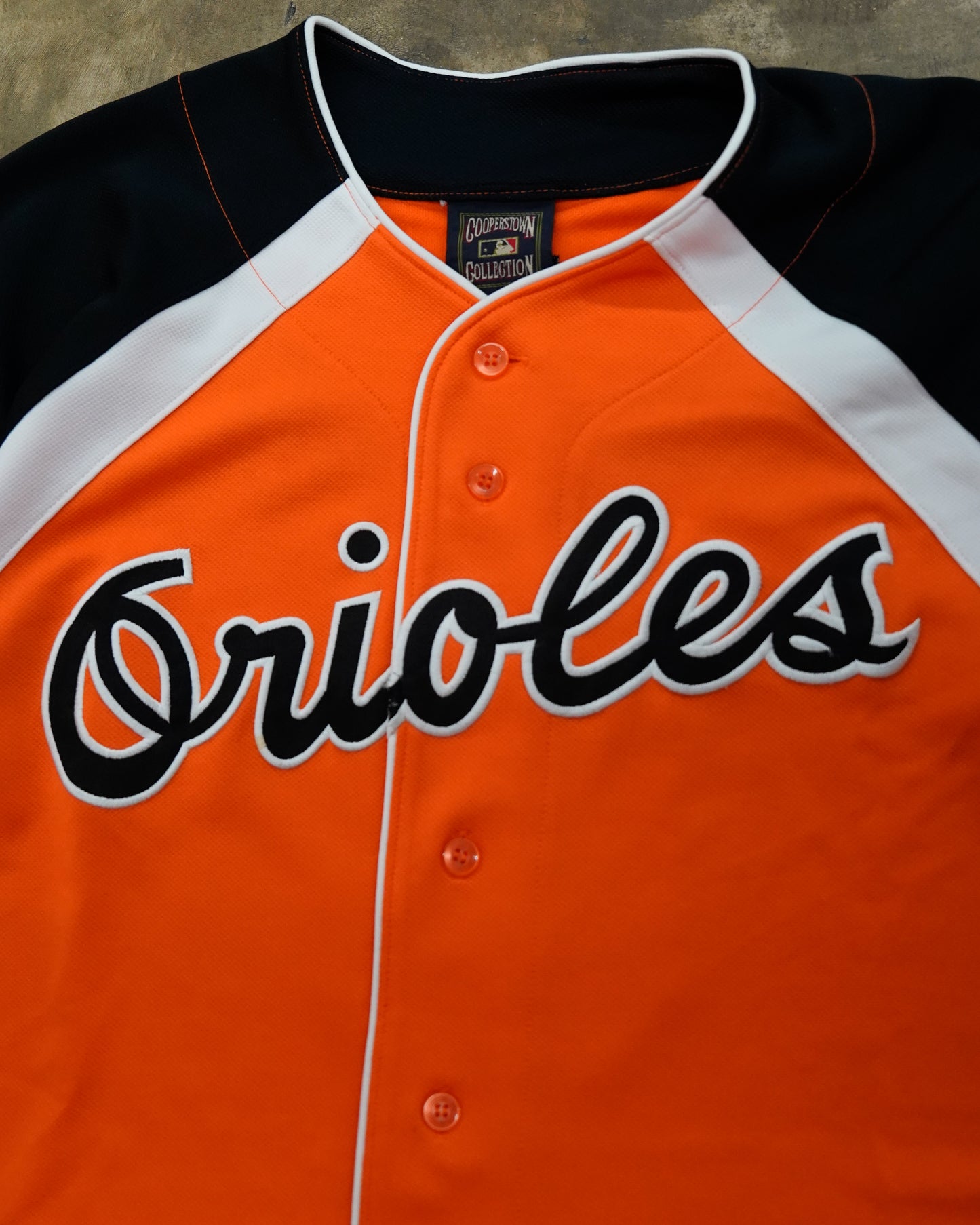 Baltimore Orioles: Cal Ripken Jr. Cooperstown Collection Orange Majestic Stitched Jersey w/ 1966 World Champions Patch (XL)