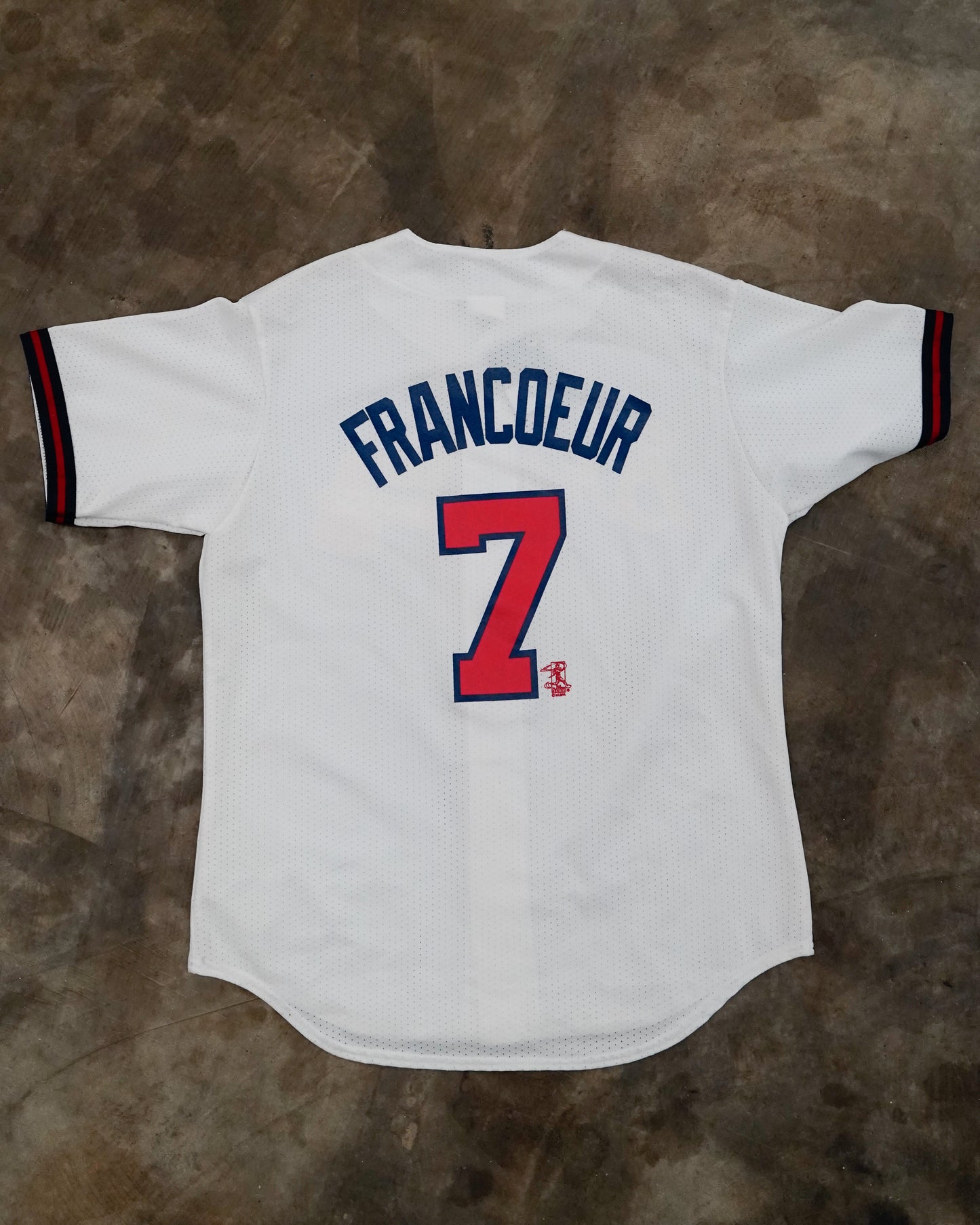 Atlanta Braves: Jeff Francoeur 2005 Rookie White Majestic Home Jersey Large