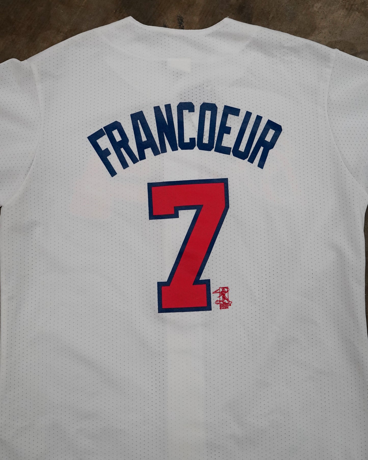 Atlanta Braves: Jeff Francoeur 2005 Rookie White Majestic Home Jersey Large