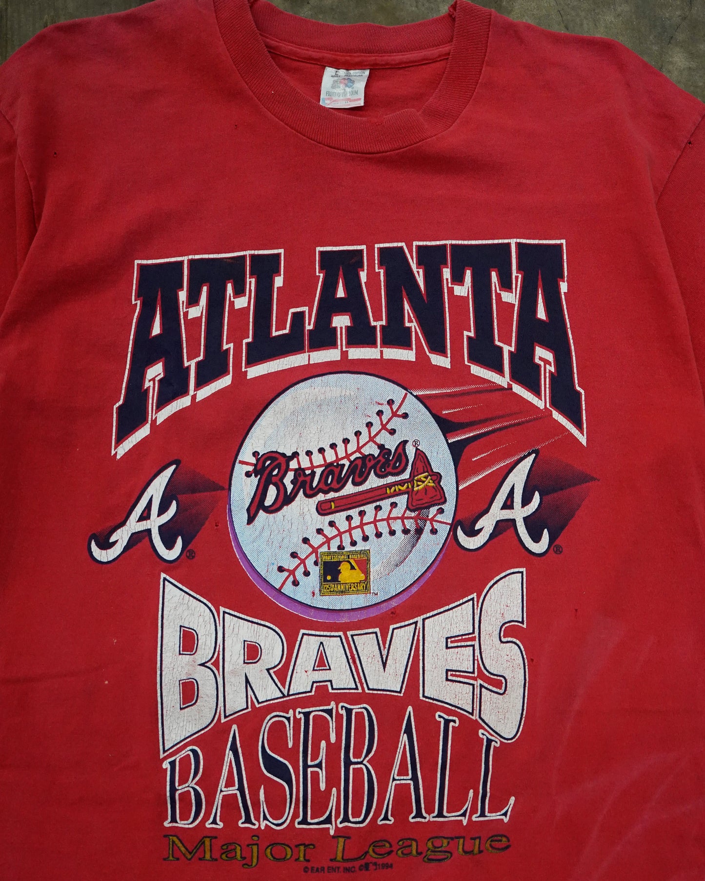 Atlanta Braves: 1994 "125th Anniversary" Tee Large