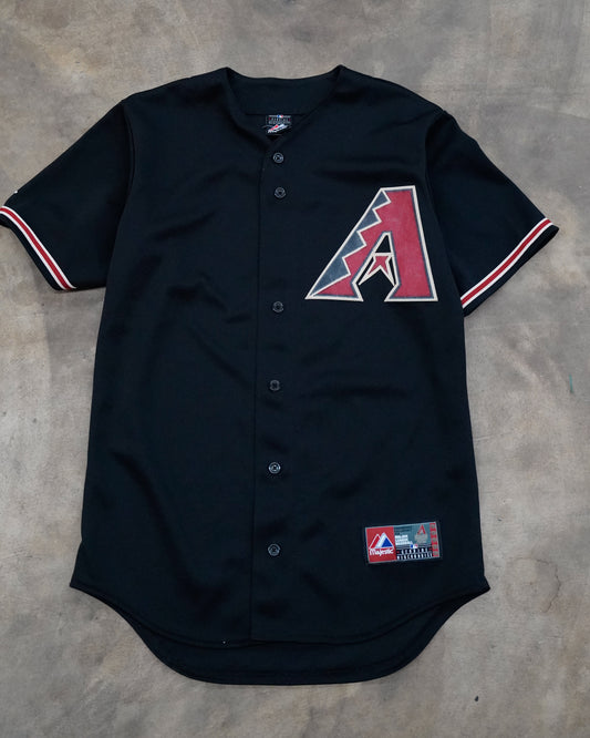 Arizona Diamondbacks: 2010s Black Majestic Road Jersey (S/M)