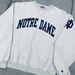 Notre Dame Fighting Irish: 1990's Champion Stitched Spellout Sweat (M)