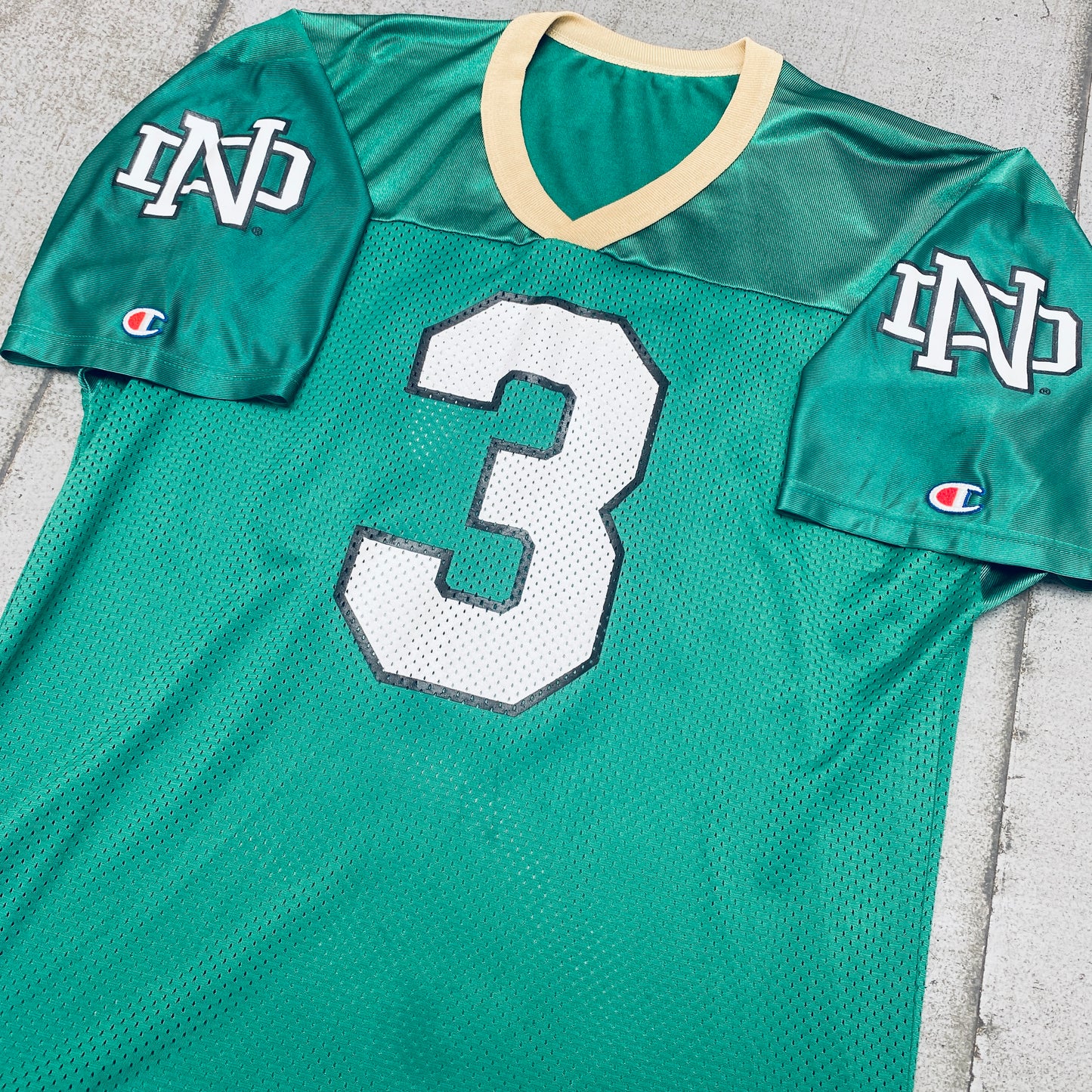 Notre Dame Fighting Irish: No. 3 "Joe Montana" Champion Jersey (L)