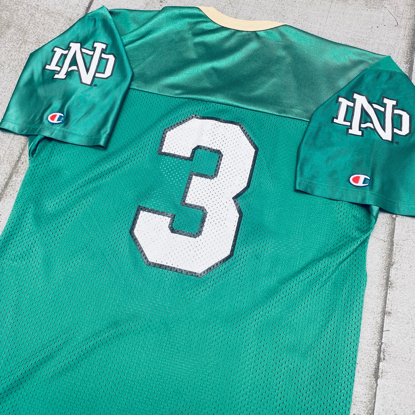 Notre Dame Fighting Irish: No. 3 "Joe Montana" Champion Jersey (L)