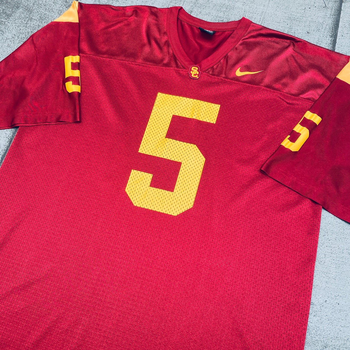 USC Trojans: No. 5 "Reggie Bush" Nike Jersey (L/XL)