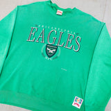 Philadelphia Eagles: 1993 Nutmeg Mills Graphic Spellout Sweat (L/XL)
