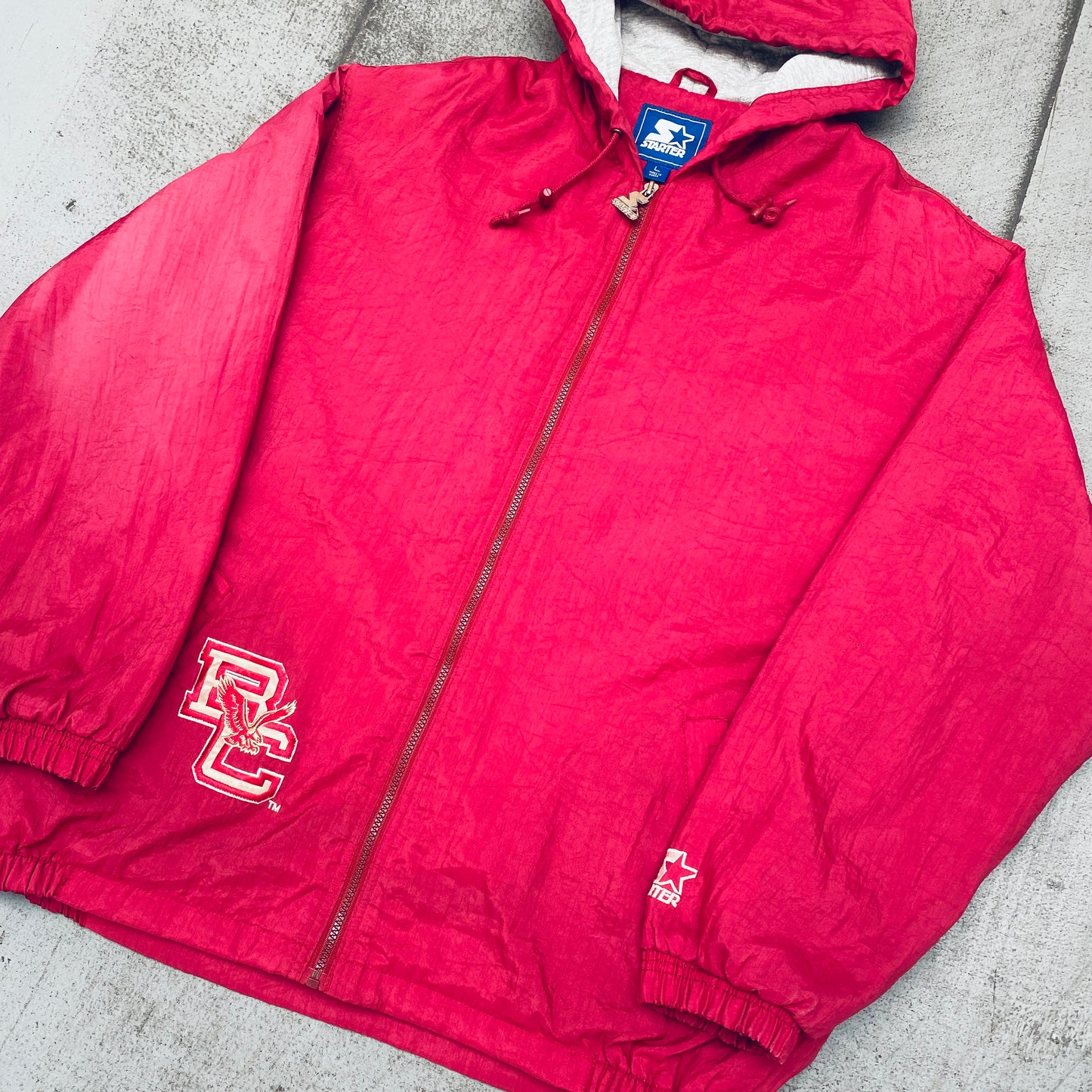 Boston College Eagles: 1990's Fullzip Starter Stadium Jacket (L)