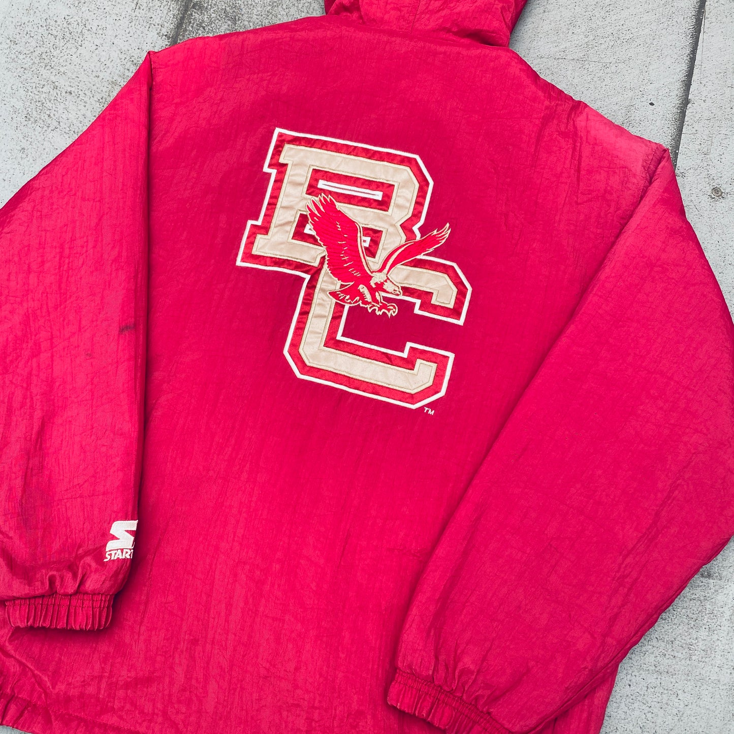 Boston College Eagles: 1990's Fullzip Starter Stadium Jacket (L)