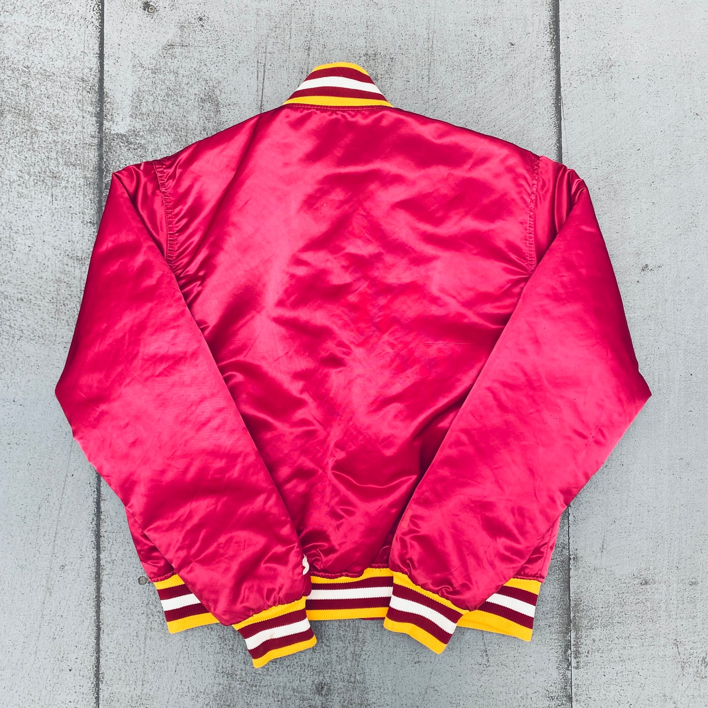 Minnesota Golden Gophers: 1980's Satin Spellout Starter Bomber Jascket (L)