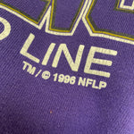 Baltimore Ravens: 1996 Russell Athletic "Old Logo" Proline Spellout Sweat (M)