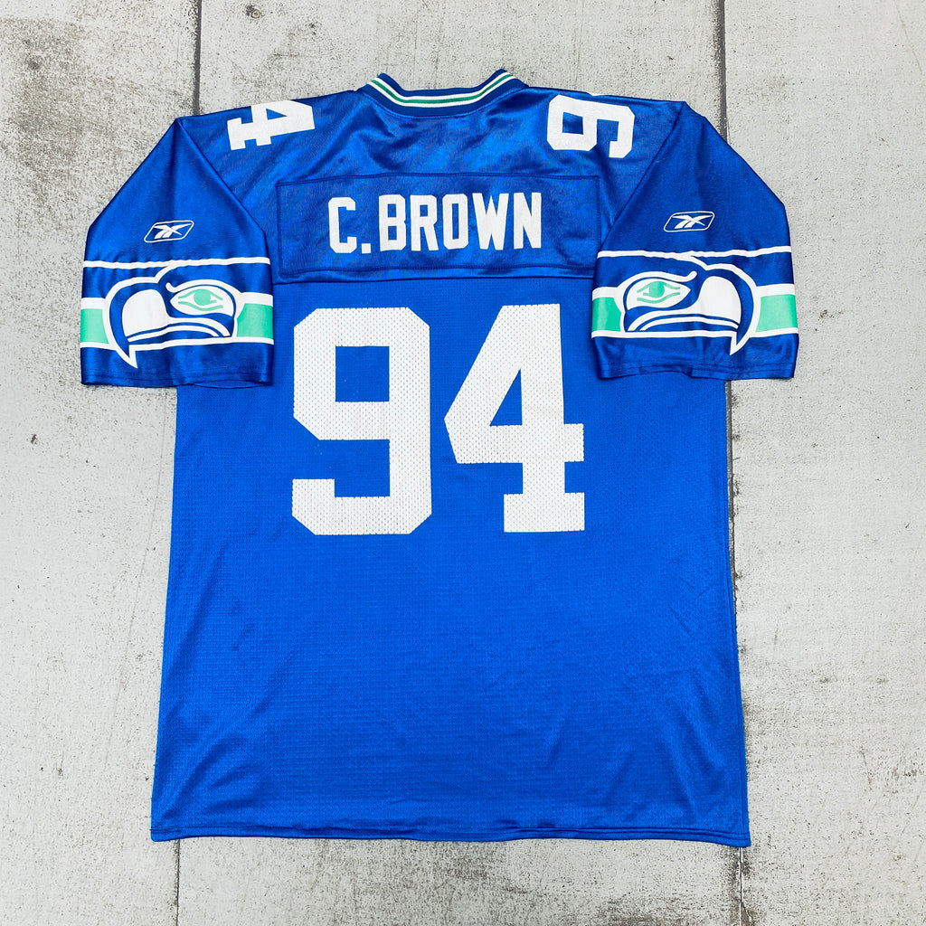 Vintage NFL Seattle Seahawks Chad Brown PUMA Jersey (XL) – 