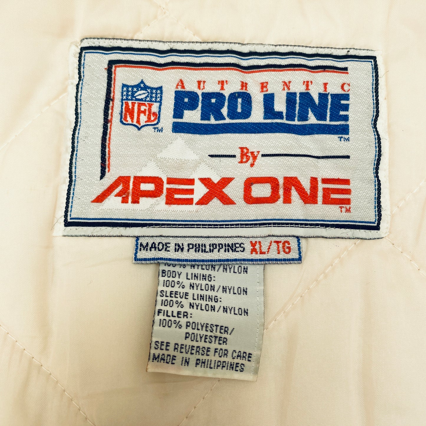 Washington Redskins: 1990's Apex One "Ice Cream Man" Wave Fullzip Proline Jacket (XL)