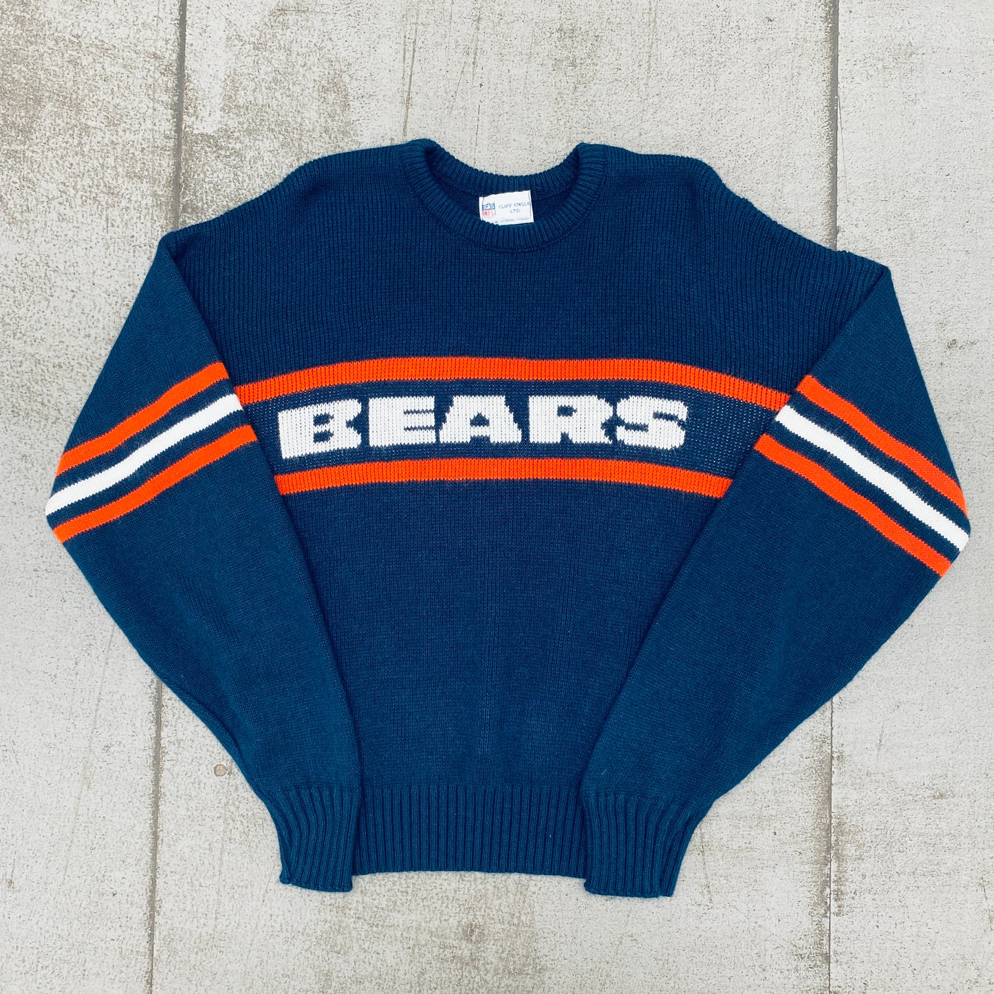 Chicago Bears: 1980's Cliff Engle "The Ditka" Knitted Sweat (L)