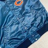 Chicago Bears: 1980's Satin "The Ditka" Starter Bomber Jacket (L)