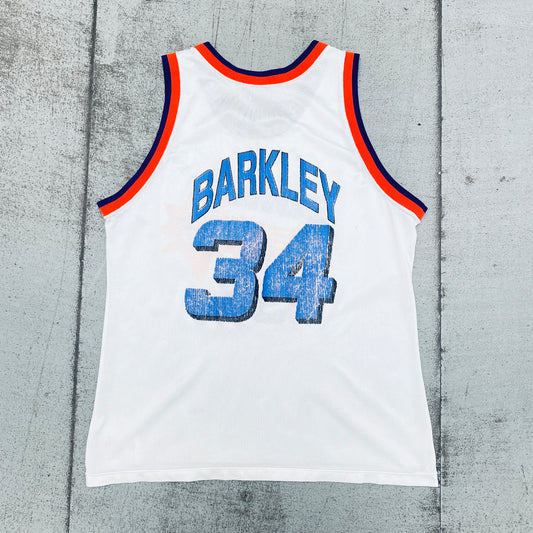 Phoenix Suns: Charles Barkley 1992/93 White Champion Jersey (M/L)