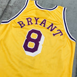 Los Angeles Lakers: Kobe Bryant 1996/97 Rookie Yellow Champion Jersey (L)