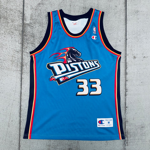 Detroit Pistons: Grant Hill 1998/99 Teal Champion Jersey (M