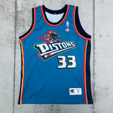 Detroit Pistons: Grant Hill 1998/99 Teal Champion Jersey (M)