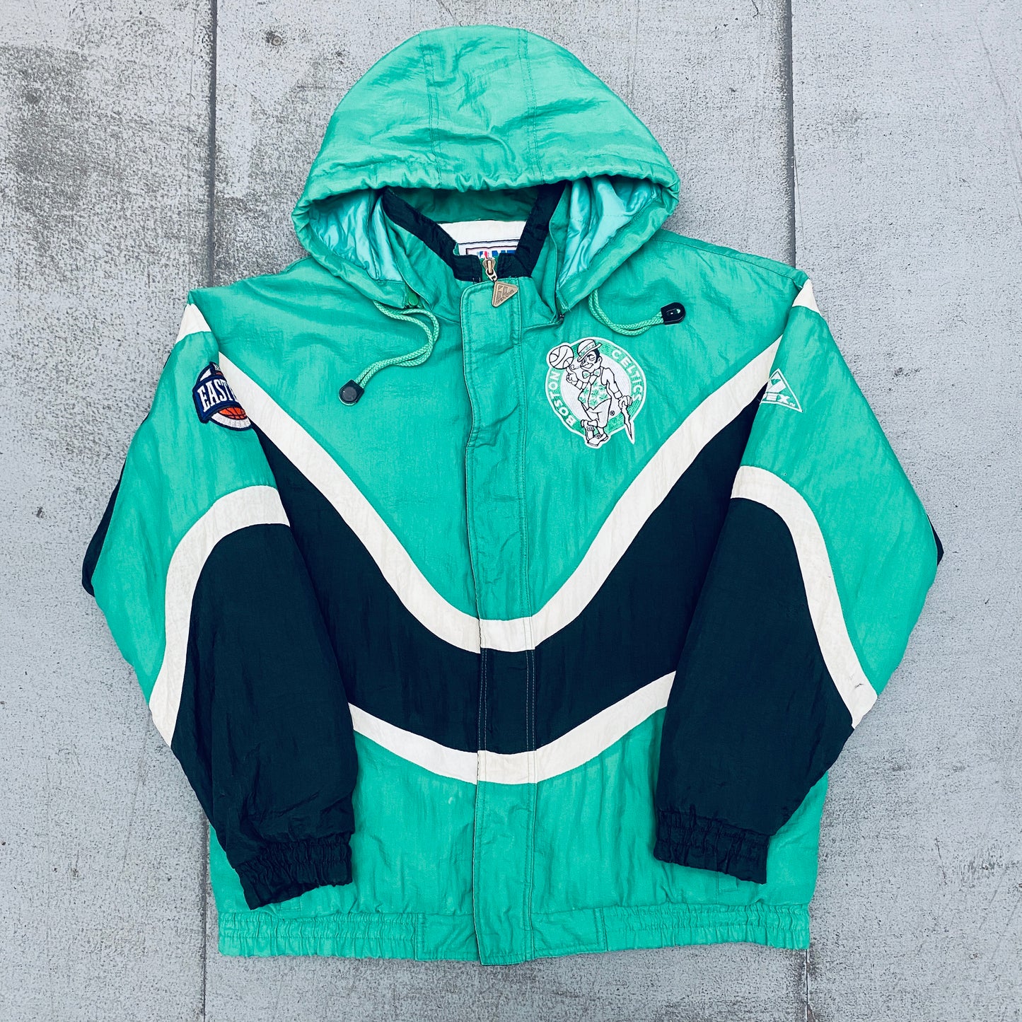 Boston Celtics: 1990's Apex One "Ice Cream Man" Wave Fullzip Jacket (M)