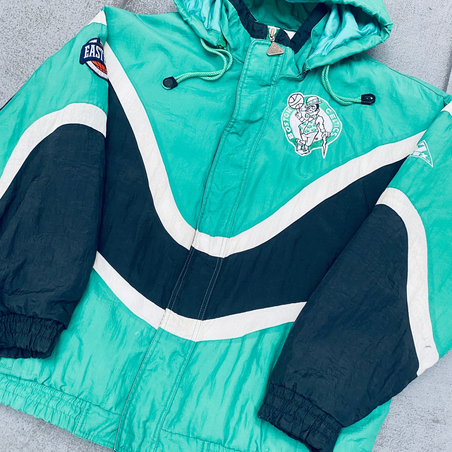 Boston Celtics: 1990's Apex One "Ice Cream Man" Wave Fullzip Jacket (M)