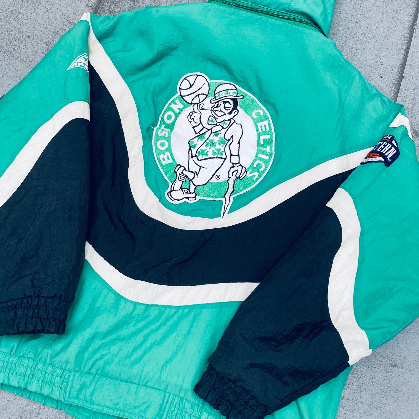 Boston Celtics: 1990's Apex One "Ice Cream Man" Wave Fullzip Jacket (M)