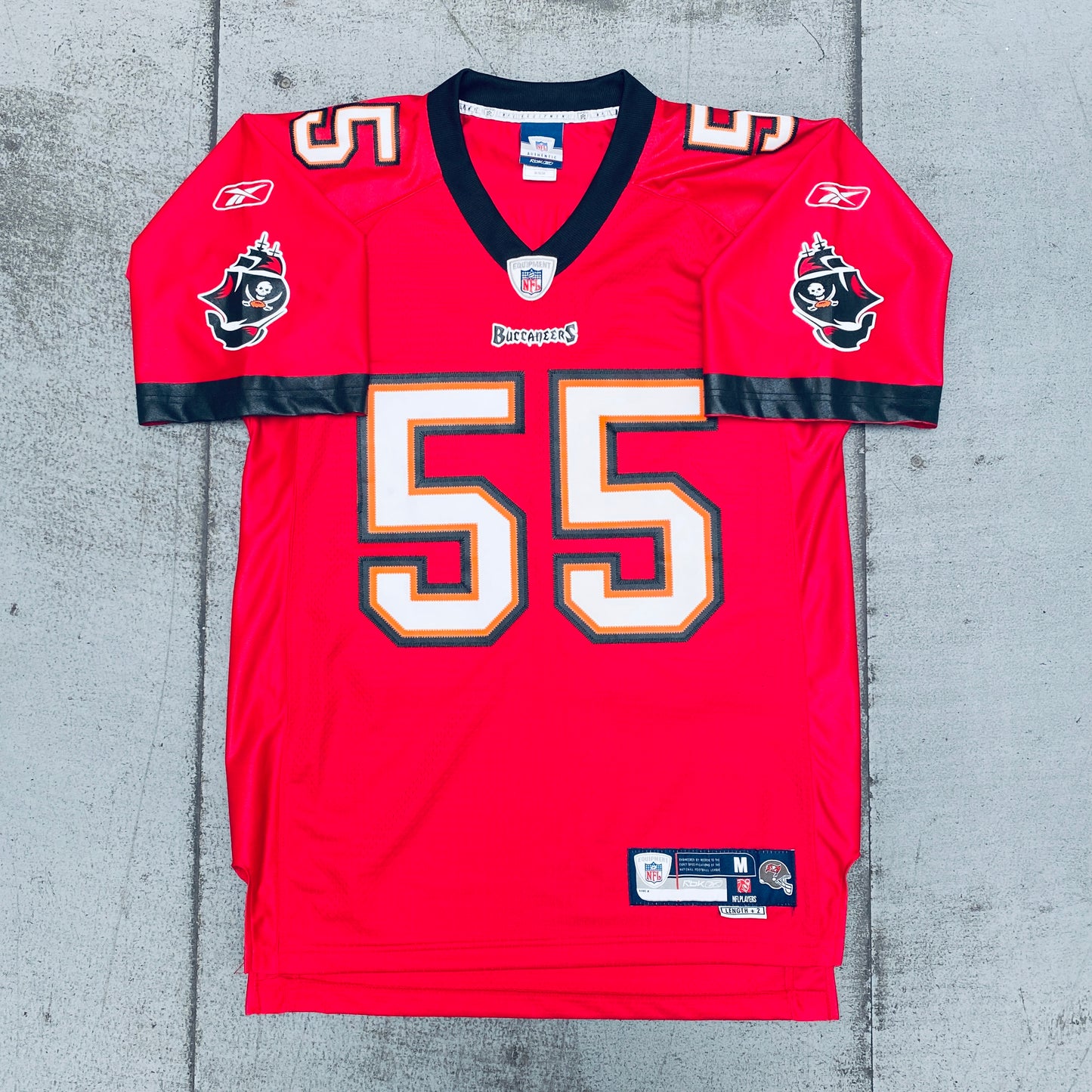 Tampa Bay Buccaneers: Derrick Brooks 2007/08 - Stitched (M)