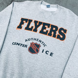 Philadelphia Flyers: 1990's Russell Athletic Center Ice Graphic Spellout Sweat (M)