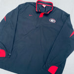Georgia Bulldogs: 2000's Nike 1/4 Zip Lightweight Sideline Jacket (L/XL)
