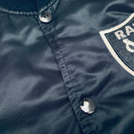 Los Angeles Raiders: 1980's Satin Proline Starter Bomber Jacket (M)