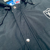 Oakland Raiders: 1990's Fullzip Starter Parka Jacket (XL)