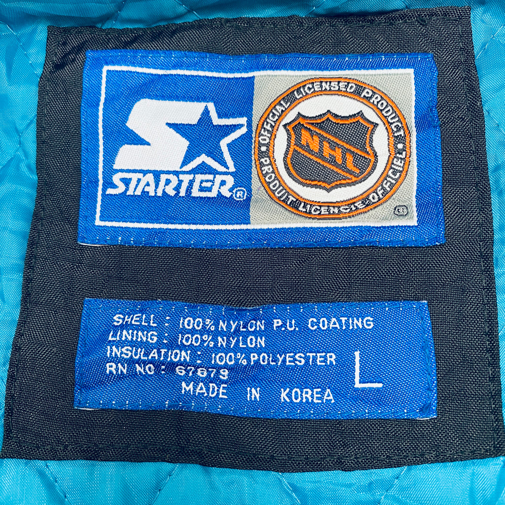 San Jose Sharks: 1990's 1/4 Zip Center Ice Lightweight Starter Breakaw –  National Vintage League Ltd.