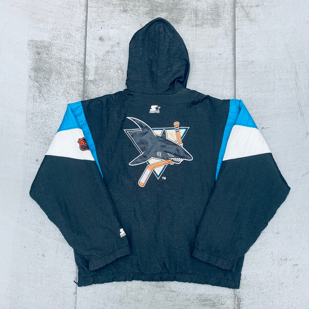 San Jose Sharks: 1990's Fullzip Starter Jacket (S) – National Vintage  League Ltd.
