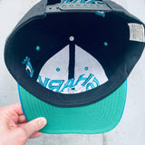 San Jose Sharks: 1990's Embroidered Spellout Snapback
