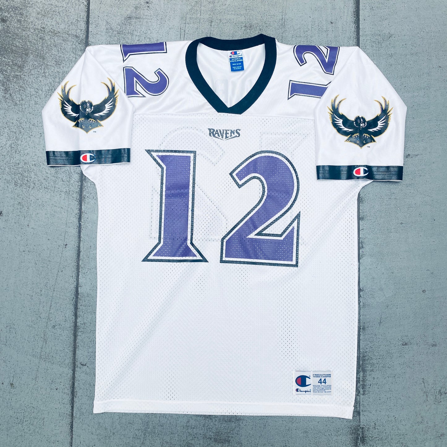 Baltimore Ravens: 1996/97 "12th Raven" Old Logo Champion Jersey (M/L)