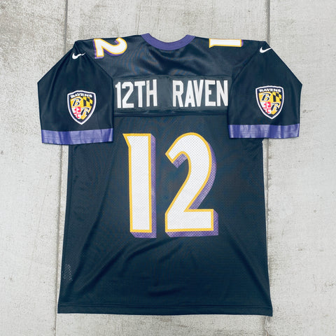 Baltimore Ravens: 2000/01 "12th Raven" Nike Jersey (M)