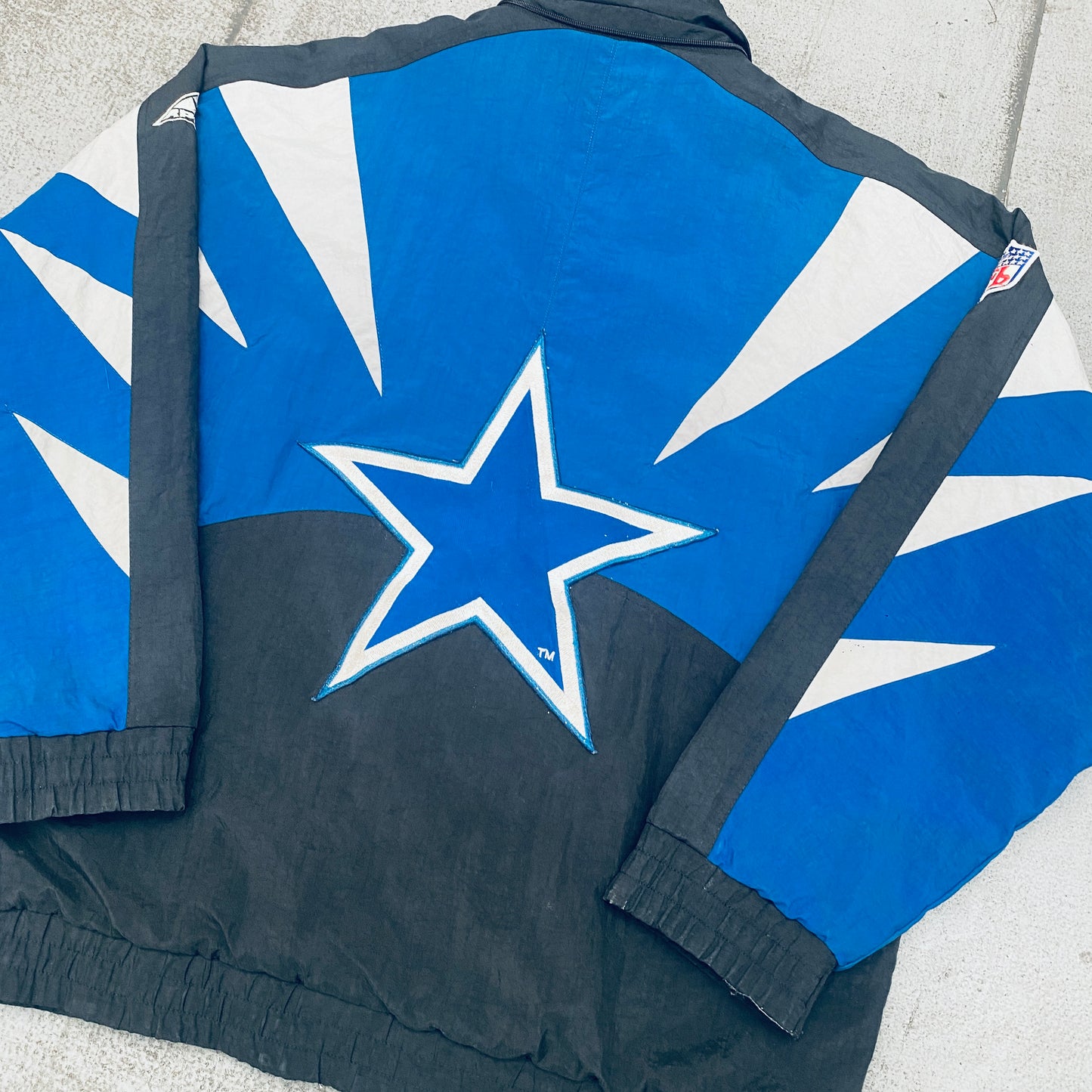 Dallas Cowboys: 1990's Apex One Sharktooth Fullzip Proline Jacket (M)