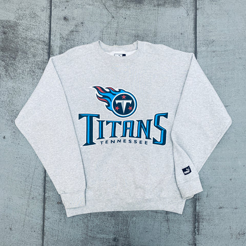 Tennessee Titans: 1999 Puma Graphic Spellout Sweat (L)