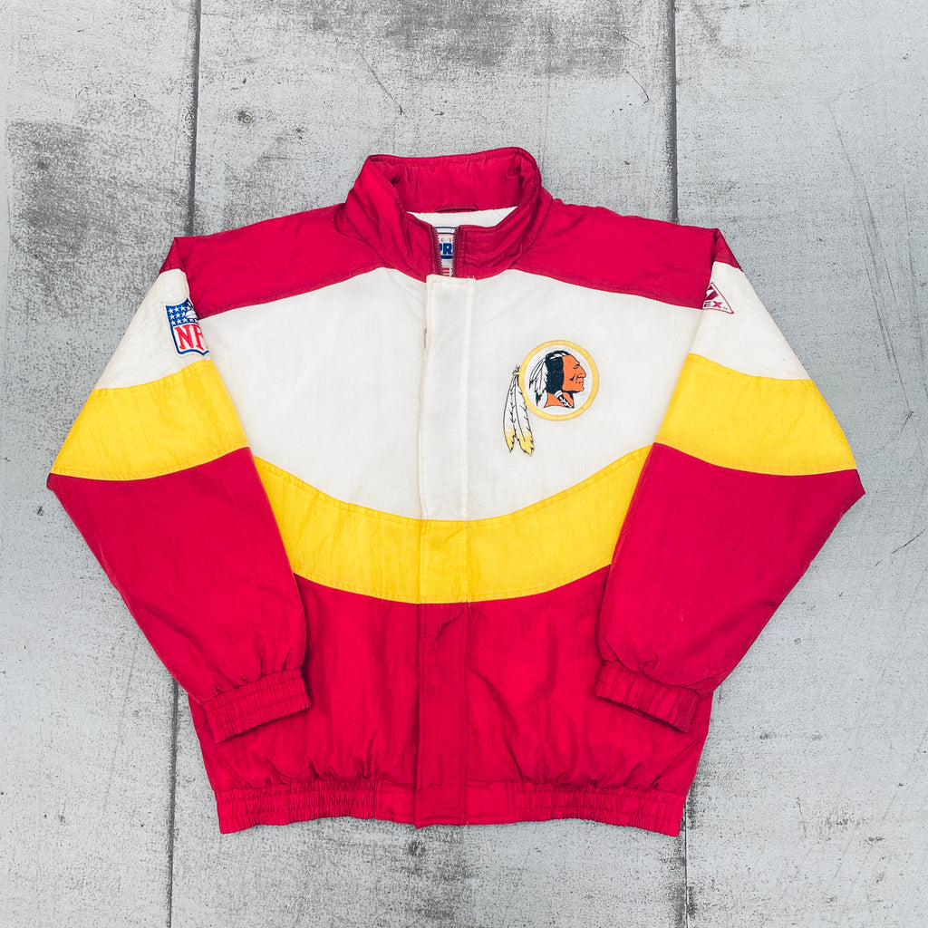 Washington Redskins: 1990's Apex One Wave Fullzip Proline Jacket 