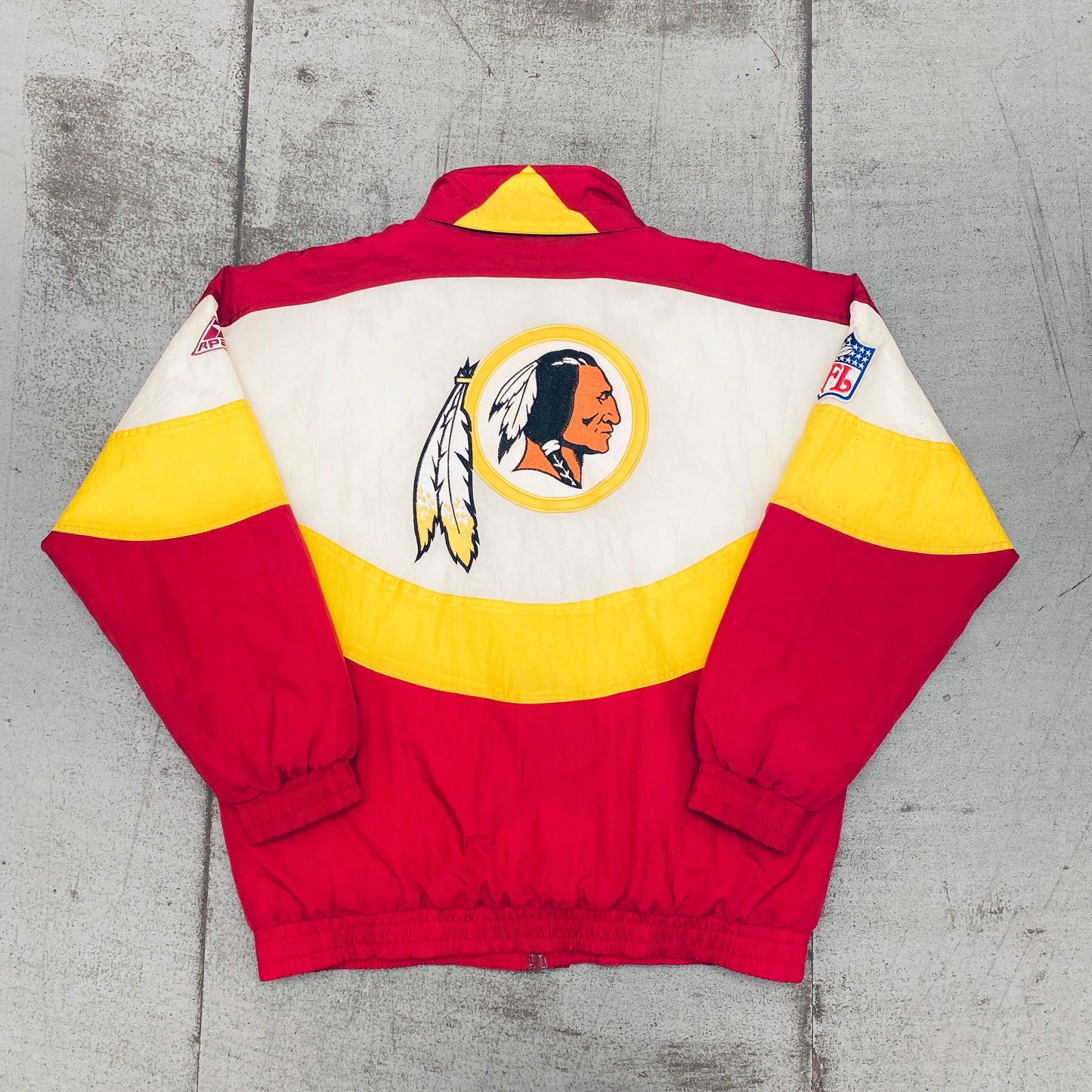 Washington Redskins: 1990's Apex One Wave Fullzip Proline Jacket (L)