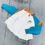 Miami Dolphins: 1990's Apex One Reverse Spellout Fullzip Jacket (L)